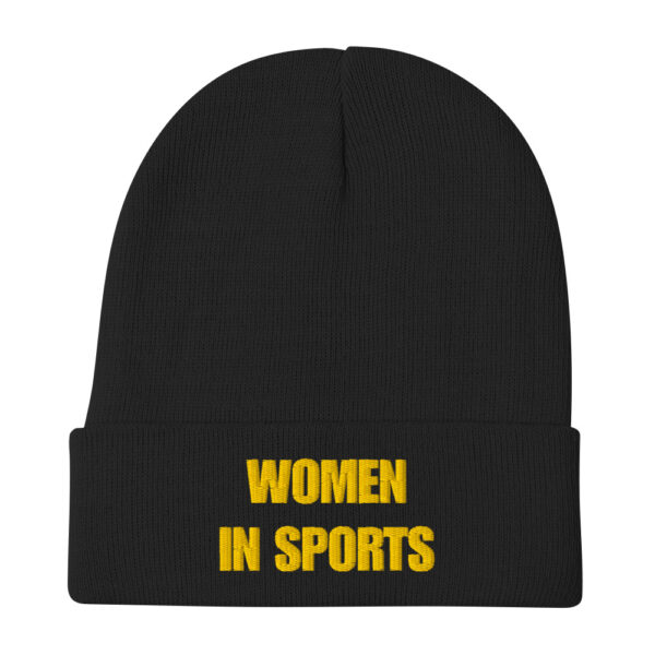 WOMEN IN SPORTS Embroidered Beanie - Image 2