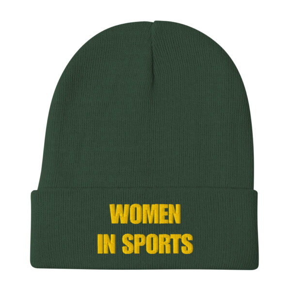 WOMEN IN SPORTS Embroidered Beanie - Image 4