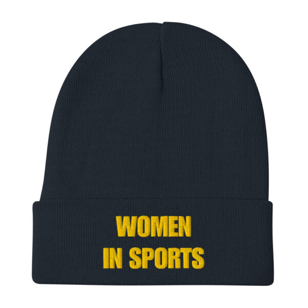 WOMEN IN SPORTS Embroidered Beanie