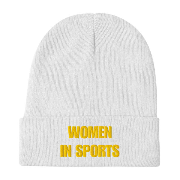 WOMEN IN SPORTS Embroidered Beanie - Image 6